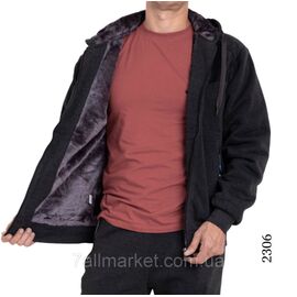 Кофта чоловіча спортивна на хутрі р-ри M-3XL "STELLA" недорого від прямого постачальника