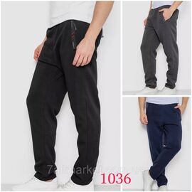 Спортивні штани чоловічі прямі/фліс р-ри 48-56 (мікс кв) "NICOLAS" недорого від прямого постачальника