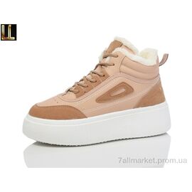 Кросівки жіночі модні Зима G650-77 (8 пар р.37-42) "Lilin" недорого оптом від прямого постачальника