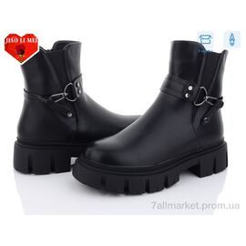 Черевики жіночі стильні Зима 807 (6 пар р.36-41) "Jiao Li Mei" недорого оптом від прямого постачальника