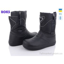 Фотография Резиновая обувь женская Весна/осень Dago M101 чорні (8 пар р.37-41) "Roks" недорого оптом от прямого поставщика