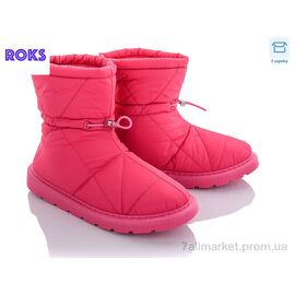 Фотография Дутики женские утепленные зима CU220 fuchsia (12 пар р.36-41) "Roks" недорого оптом от прямого поставщика