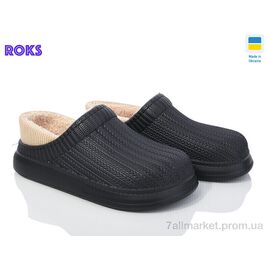 Калоші жіночі Весна/осінь Dago7001 чорний (8 пар р.37-41) "Roks" недорого оптом від прямого постачальника