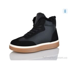 Фотография Ботинки женские стильные зима HK9031-1 (8 пар р.36-41) "DaFuYuan" недорого оптом от прямого поставщика