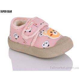 Фотография Кроссовки детские модные зима 01-239 pink (12 пар р.20-25) "Super Gear" недорого оптом от прямого поставщика