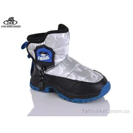 Фотография Дутики детские утепленные зима SG0766-2 black-silver (5 пар р.27-31) "Jibukang" недорого оптом от прямого поставщика