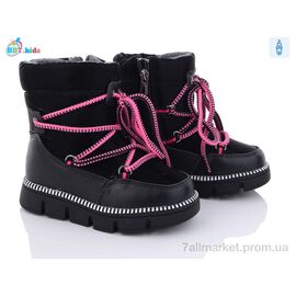 Фотография Дутики детские утепленные зима T6909-1 (8 пар р.27-32) "BBT" недорого оптом от прямого поставщика