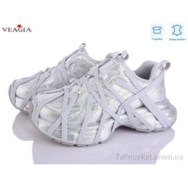 Кросівки жіночі модні Весна/осінь 90888 silver (6 пар р.37-42) "Veagia-ADA" недорого оптом від прямого постачальника