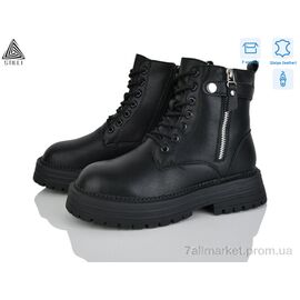 Фотография Ботинки женские стильные зима MD30-1 шкіра (8 пар р.36-40) "STILLI Group" недорого оптом от прямого поставщика