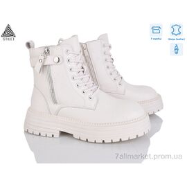 Фотография Ботинки женские стильные зима MD30-2 шкіра (8 пар р.36-40) "STILLI Group" недорого оптом от прямого поставщика