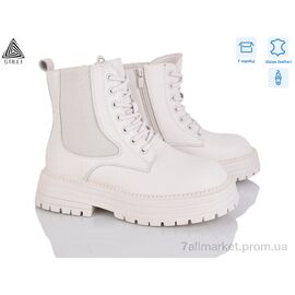 Фотография Ботинки женские стильные зима MD60-2 шкіра (8 пар р.36-40) "STILLI Group" недорого оптом от прямого поставщика