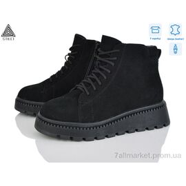 Фотография Ботинки женские стильные зима E40-2R шкіра (8 пар р.36-41) "STILLI Group" недорого оптом от прямого поставщика