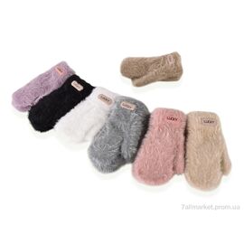 Фотография Варежки детские Зима 5063 (норка) mix (12 шт. р.сетка One size) "CAP" недорого оптом от прямого поставщика