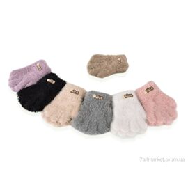 Рукавиці дитячі Зима 5002 (норка) mix (12 шт. р.сітка1-2) "CAP" недорого оптом від прямого постачальника