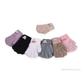 Рукавиці дитячі Зима 5003 (норка) mix (12 шт. р.сітка3-4) "CAP" недорого оптом від прямого постачальника