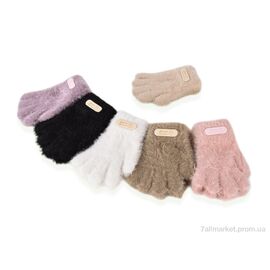 Рукавиці дитячі Зима 5004 (норка) mix (12 шт. р.сітка2-4) "CAP" недорого оптом від прямого постачальника