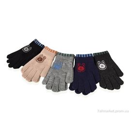 Рукавиці дитячі Зима 5103 (хутро) mix (12 шт. р.сіткаOne size) "CAP" недорого оптом від прямого постачальника