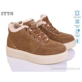 Черевики жіночі стильні Зима DD7601-45 (6 пар р.36-41) "ITTS" недорого оптом від прямого постачальника