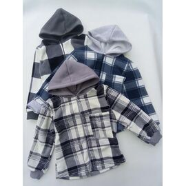 Сорочка дитяча тепла унісекс ML2086 d.grey р.36-44 "Meloria" недорого оптом від прямого постачальника