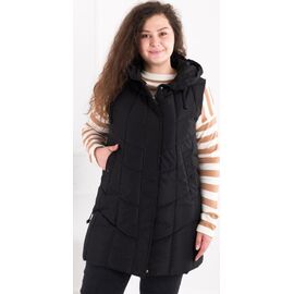 Жилетка жіноча 2330 black р.52-60 "VICTORY" недорого оптом від прямого постачальника