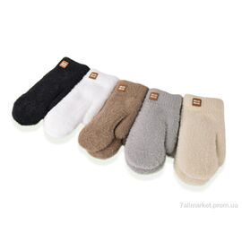 Фотография Варежки для женщин Зима 2362 (альпака) mix (12 шт. р.сетка One size) "CAP" недорого оптом от прямого поставщика