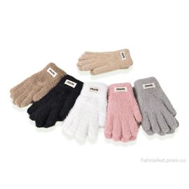 Фотография Перчатки женские Зима 5009 (норка) mix (12 шт. р.сетка One size) "CAP" недорого оптом от прямого поставщика