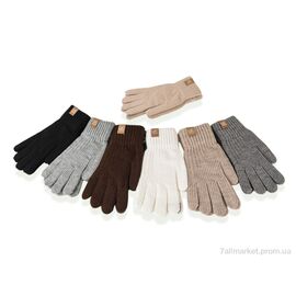 Фотография Перчатки женские Зима 2202 (хутро) mix (12 шт. р.сетка One size) "CAP" недорого оптом от прямого поставщика