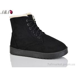 Фотография Ботинки женские стильные зима 820-1 (8 пар р.37-42) "Aba" недорого оптом от прямого поставщика