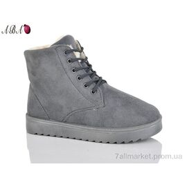 Фотография Ботинки женские стильные зима 820-3 (8 пар р.37-42) "Aba" недорого оптом от прямого поставщика