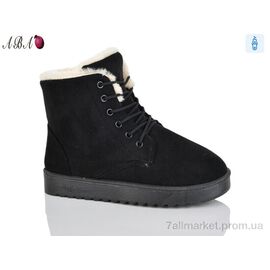 Фотография Ботинки женские стильные зима L820-1 (8 пар р.37-42) "Aba" недорого оптом от прямого поставщика
