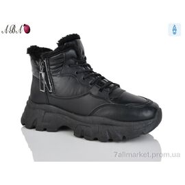 Фотография Ботинки женские стильные зима X106-1 (8 пар р.36-41) "Aba" недорого оптом от прямого поставщика