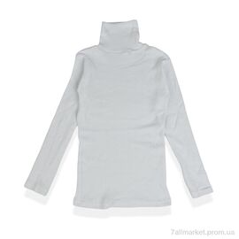 Фотография Голфы детские Весна/осень Гольф рубчик 002-2 white (4 шт. р.сетка S-XL) "OL" недорого оптом от прямого поставщика