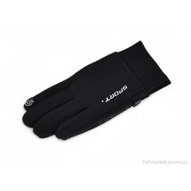 Чоловічі рукавиці Весна/осінь A13-112 black (12 шт. р.сіткаS-2XL) "TUZZI" недорого оптом від прямого постачальника