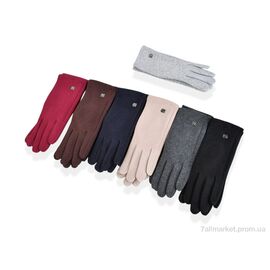 Фотография Перчатки женские Зима B08 mix (12 шт. р.сетка 6,5-8,5) "KUINH" недорого оптом от прямого поставщика