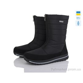 Дутики жіночі утеплені Зима 3108 чорний (6 пар р.37-42) "Paolla" недорого оптом від прямого постачальника