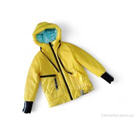 Куртка дитяча Весна/осінь 4814 жовтий (5 шт. р.сітка10-14) "Kids-modnik" недорого оптом від прямого постачальника