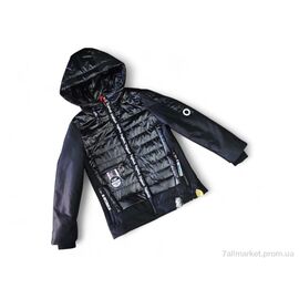 Куртка дитяча Весна/осінь 4811 чорний (5 шт. р.сітка10-14) "Kids-modnik" недорого оптом від прямого постачальника