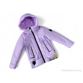 Куртка дитяча Весна/осінь 4813 бузковий (5 шт. р.сітка8-12) "Kids-modnik" недорого оптом від прямого постачальника