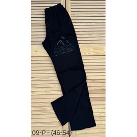 Штани спортивні чоловічі утеплені 09P black р.46-54 "VICTORY" недорого оптом від прямого постачальника