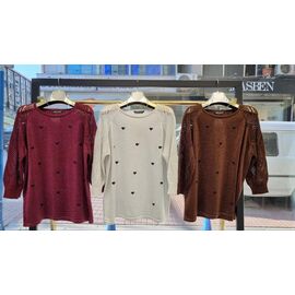 Светр жіночий 2215 brown р.52-54 "Julia" недорого оптом від прямого постачальника