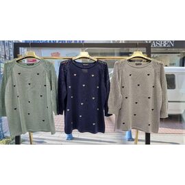 Светр жіночий 2215 navy р.52-54 "Julia" недорого оптом від прямого постачальника