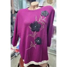 Светр жіночий JL10 purple р.50-52 "Julia" недорого оптом від прямого постачальника