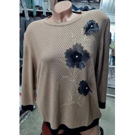 Светр жіночий JL2 beige р.50-52 "Julia" недорого оптом від прямого постачальника