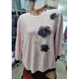 Светр жіночий JL3 pink р.50-52 "Julia" недорого оптом від прямого постачальника