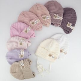 Фотография Шапка детская унисекс CN1133 mix р.36-38 "SELFI" недорого оптом от прямого поставщика