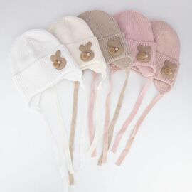 Фотография Шапка детская на девочку CN1146 mix р.46-48 "SELFI" недорого оптом от прямого поставщика