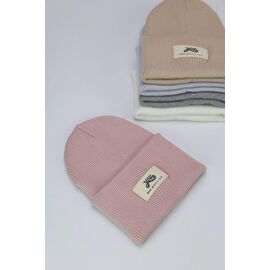 Фотография Шапка детская зимняя унисекс CN1154 mix р.50-54 "SELFI" недорого оптом от прямого поставщика