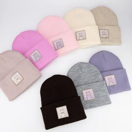 Фотография Шапка детская зимняя на девочку CN1175 mix р.2-16 "SELFI" недорого оптом от прямого поставщика