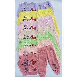 Костюм дитячий спортивний на дівчинку ML2187 yellow р.3-6 "Meloria" недорого оптом від прямого постачальника