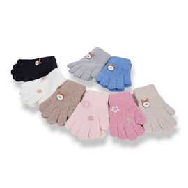 Фотография Перчатки детские унисекс 5204 mix р.1-3 "KH clothes" недорого оптом от прямого поставщика
